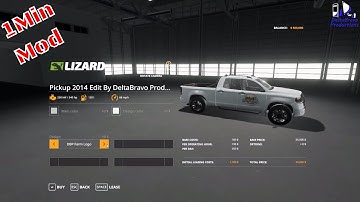 FS19 - PICKUP 2014 Edit By DeltaBravo Productions - 1Min Mod -