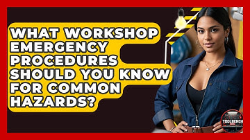 What Workshop Emergency Procedures Should You Know For Common Hazards? - ToolBench Pros