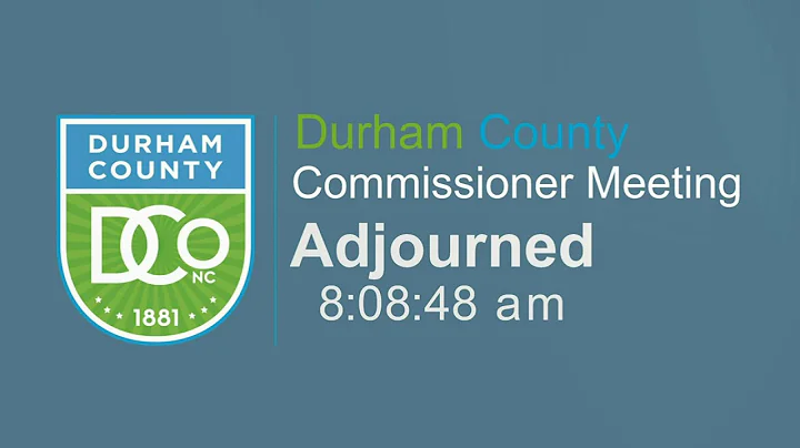 Durham BOCC Work Session September 2, 2025