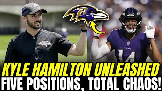 NUCLEAR WEAPON: KYLE HAMILTON in FIVE ROLES — MINTER vows terror for QBs | Ravens News