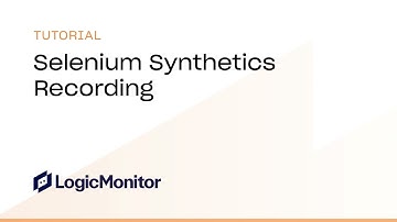 LogicMonitor Selenium Synthetics Demo