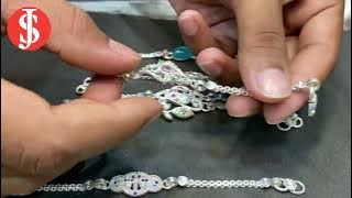 Silver Baby Bracelets Design (নতুন ধরনের বাচ্চাদের ব্রেসলেট) 🌟MS SUN JEWELLERS🌟(SJ)