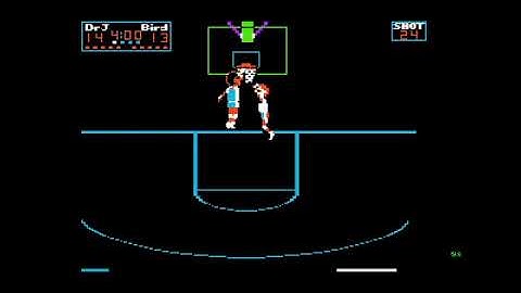 One on One for the Apple II (Ft. Mockingboard music)