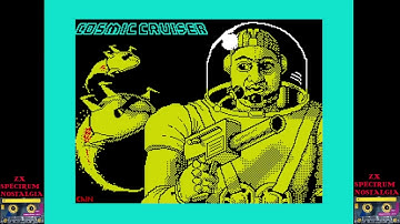 ZX SPECTRUM Loading Cosmic Cruiser 1984 Imagine Software Ltd.