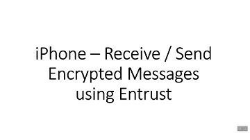 IM/IT News to Use - iPhone - Send and Receive Encrypted Messages using Entrust