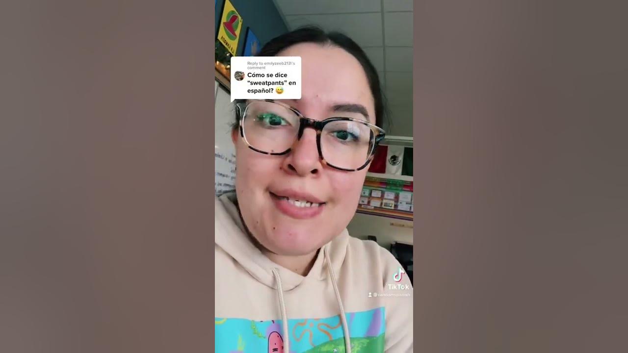 Cómo se dice sweatpants in Spanish? randomspanish spanishlessons learnspanish YouTube