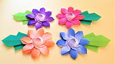 折り紙 ハイビスカスの花 立体 折り方 Niceno1 Origami Hibiscus Flower 3d Tutorial Youtube