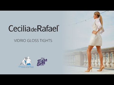 Cecilia de Rafael Vidrio Gloss Tights | Shiny Tights
