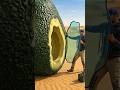 Turning a giant Avocado into Luxury Tiny Home 🏡 #shorts