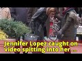 Jennifer Lopez caught on video spitting into her personal assistant’s hand