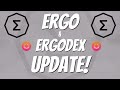 Ergo  ergodex update