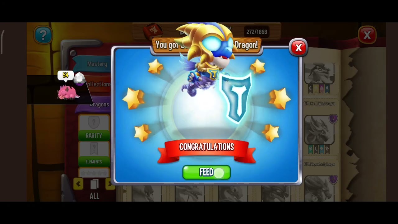 Hatched Legendary Wind Titan Dragon 😁 