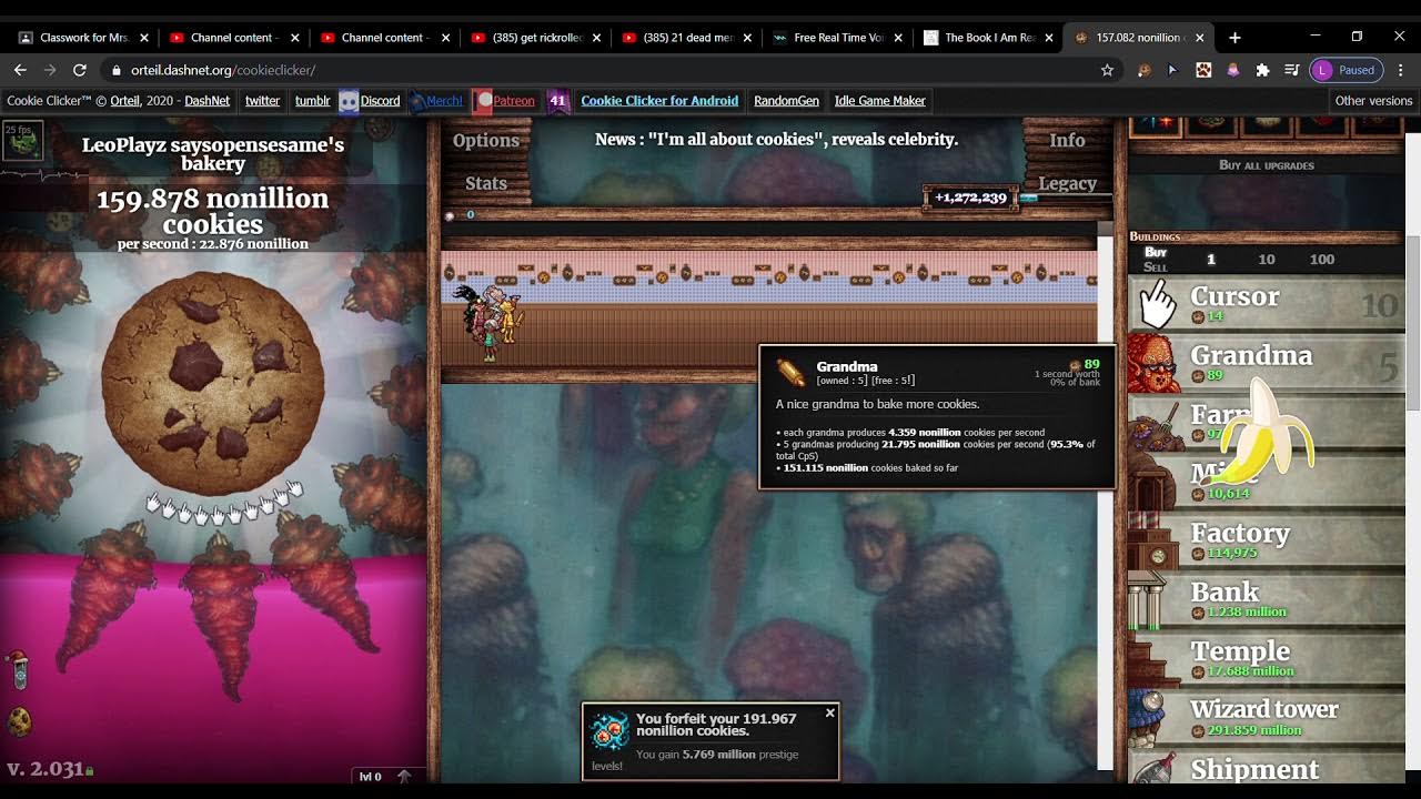 How to get GOD MODE in cookie clicker YouTube