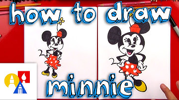 How To Draw Minnie Mouse