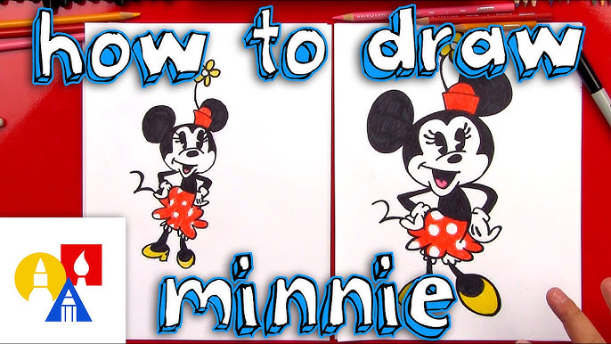 How To Draw Mickey Mouse Cute Cartoon - YouTube