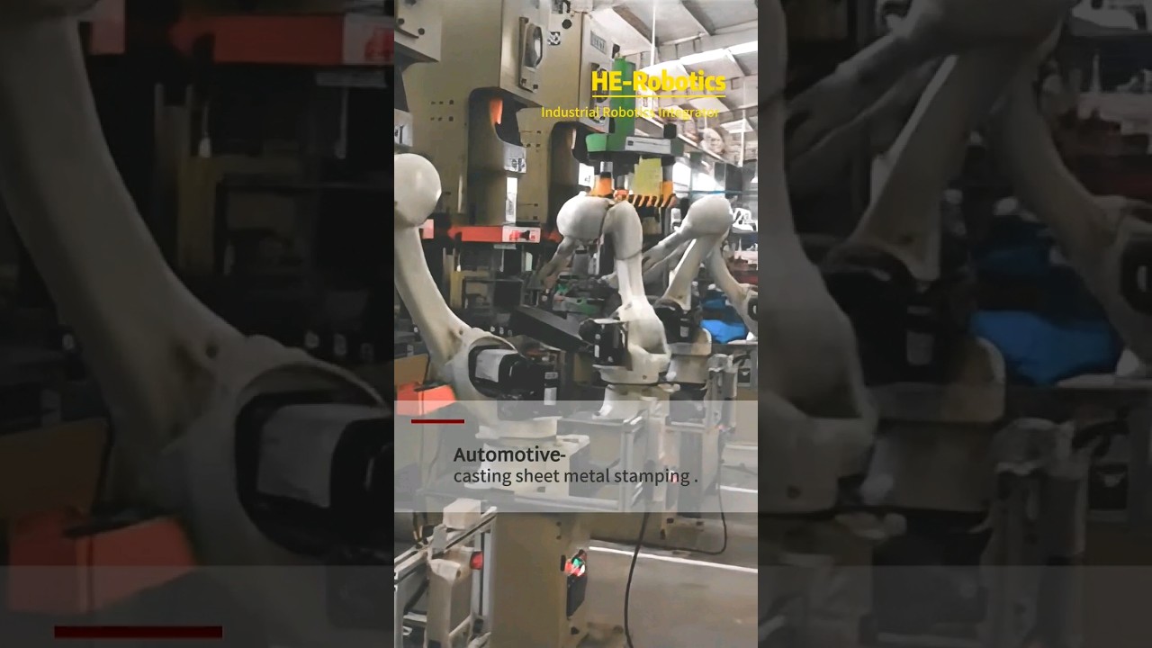 Automotive casting sheet metal stamping # Robot integrated system # Automated stamping