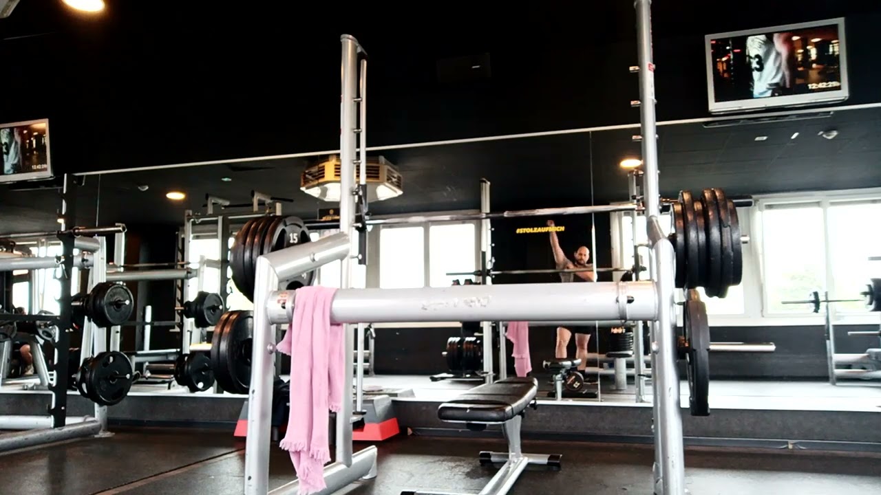 Kurzhantelrudern 22x15, kacke gefilmt