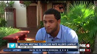 Special meeting to discuss Nate Allen's lawsuit in Fort Myers