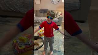 This Kid Loves His Snacks And His Jstu Songs.
