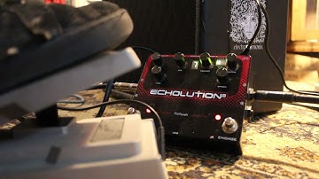 Echolution 2 Pigtronix Demo with expression pedal