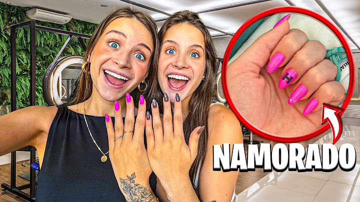 FIZEMOS AS INICIAS DOS NOSSOS NAMORADOS NAS NOSSAS UNHAS! 💅🏻