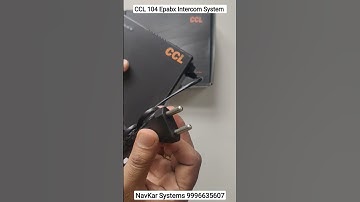 CCL 104 EPABX Intercom System