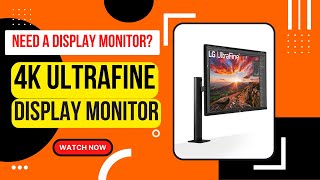 LG 4K UltraFine Display Monitor with Ergo Arm