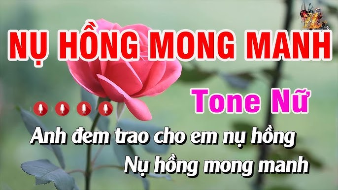 Karaoke Nụ Hồng Mong Manh Tone Nữ | Nhạc Sống Nguyễn Linh