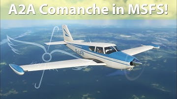 A2A Simulations Comanche for MSFS | VATSIM ferry flight