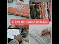 6.  Sınıf Ders Çalışma Günlüğüm #1 📚✨|Okul Sonrası Bir Günüm| theZBC~