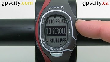 Auto Scroll Feature in Run Mode on the Garmin Forerunner 60.