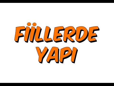 10dk da FİİLLERDE YAPI