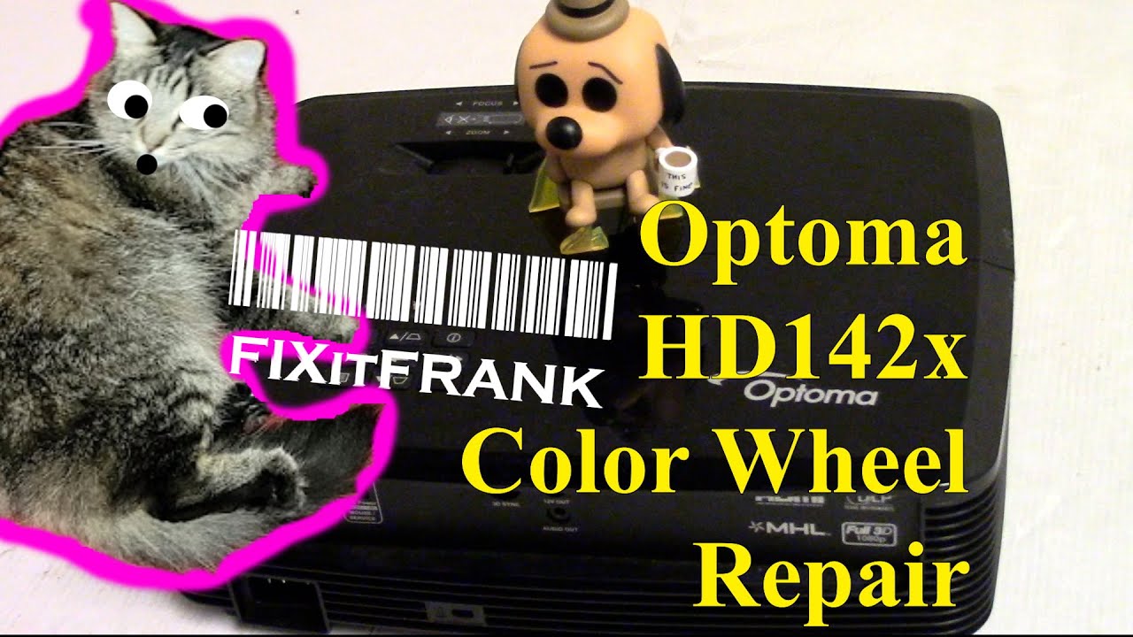 Optoma HD142X DLP Projector Repair | Temp LED | Image Flashes 