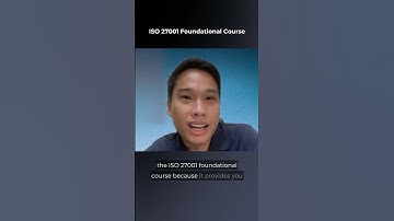 Lawyer recommends ISO 27001 #career #training #iso