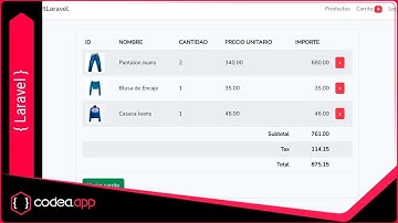 Crear un Carrito de Compras en Laravel 10 | DEMO