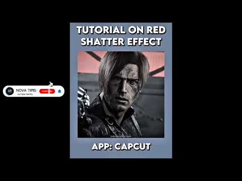 Red Shatter Effect Transition 🔥 CapCut Tutorial | After Effects Style Edit