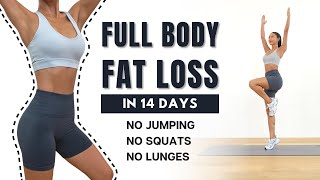 FULL BODY FAT LOSS in 14 Days🔥 30 MIN Non-stop Standing Workout - No Jumping, No Squats, No Lunges