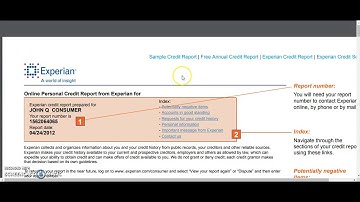 How To Read And Understand Your Credit Reports