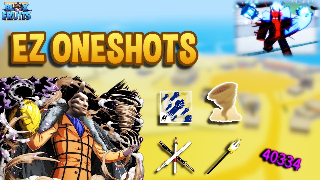 Upgraded bisento - one shot combo #Bloxfruits #Roblox #onepiece