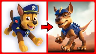 🦖 PAW PATROL as DINOSAURS 🦴 All Characters
