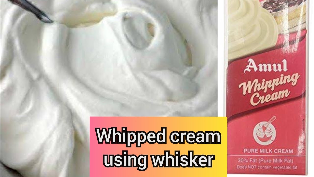 Using Only two ingredients make whipping cream at home Whipping cream