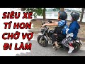 Cuối Tuần Làm Xe Ôm Chở Vợ Đi Làm | Thầy Giáo Tí Hon