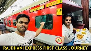 RANCHI RAJDHANI EXPRESS FIRST CLASS AC TRAIN JOURNEY | Luxurious Train with Best IRCTC Food