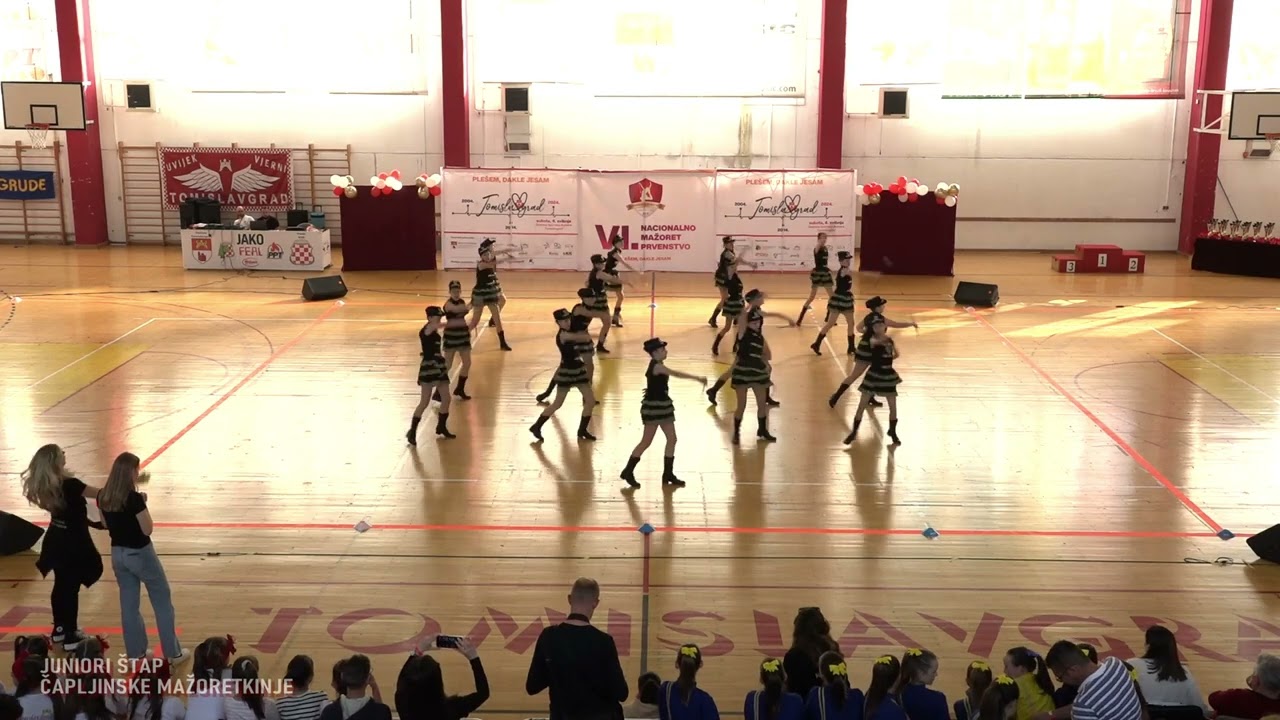 Čapljinske mažoretkinje juniori štap 2024.