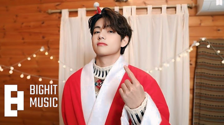 BTS Taehyung 뷔 & Bing Crosby 'White Christmas' Official Announcement 2024