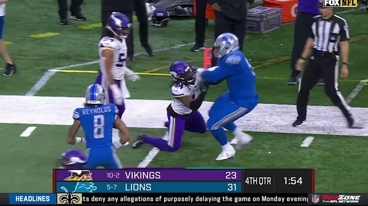 Penei Sewell CATCHES PASS TO ICE THE GAME