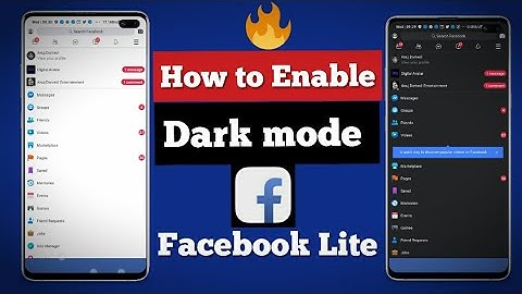 Dark mode in Facebook Lite| how you can enable dark mode in facebook |Digital Avatar