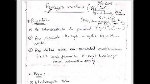 Pericyclic Reactions Part 01 (Electrocyclic Reactions - A Simplified Approach)
