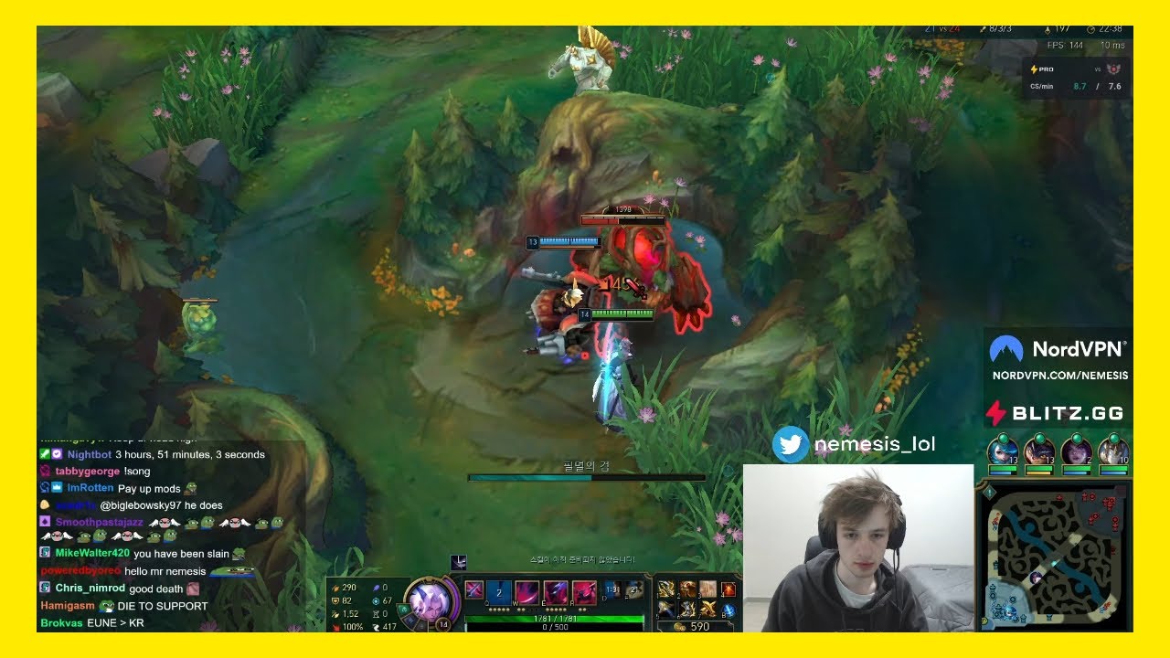 Nemesis POG with Yone combo with rumble - Nemesis KR journey