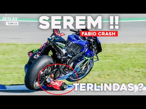 NGILU PARAH ‼️ 😱 FABIO QUARTARARO CRASH "ANEH" DI JEREZ, YAMAHA KAGET ! 🔥 (FP MOTOGP)